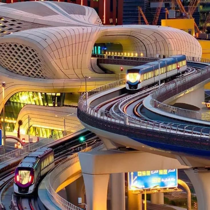 Al Ras Metro Station Dubai