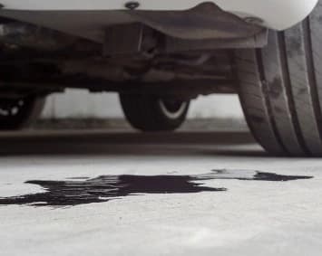 Oil Leak From Car